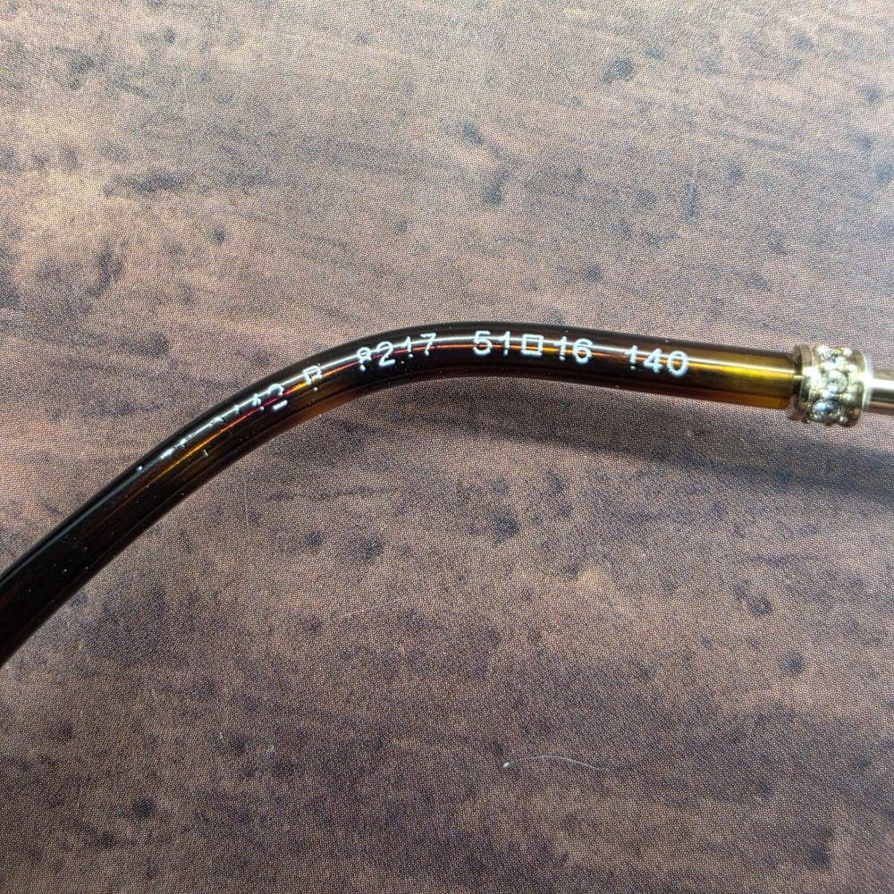 Tiffany & Co TF 2117 Tortoise Mint Green Cat Eye Eyeglasses Gold Knot 51-16-140 - Picture 3 of 8